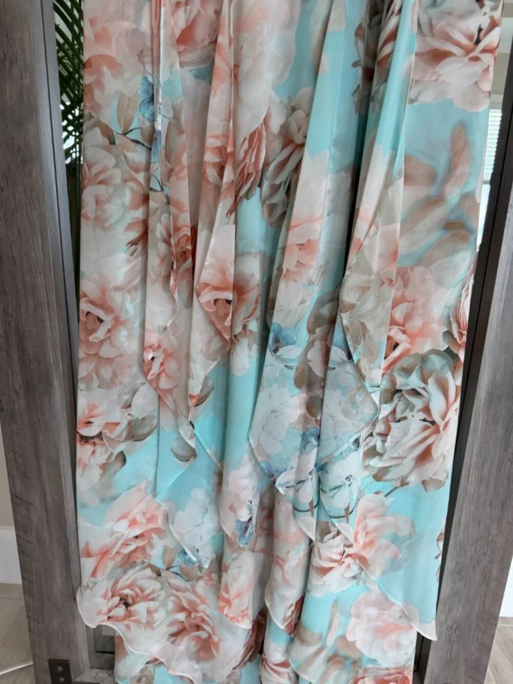 NWT Calvin Klein Size 16 Floral Maxi Dress - Picture 5 of 10